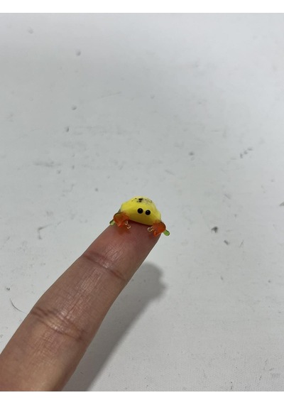 El Yapımı Mini Murano Cam Yengeç Biblo A161-06