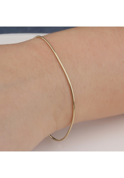 Glorria Altın 1,5 Mm Tondo Zincir Bileklik Çok Renkli 18234363