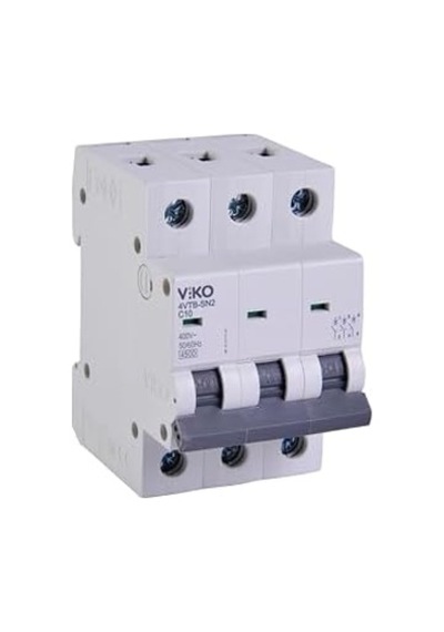 4vtb-3c10 Otomatik Sigorta 4,5ka C Tipi 3 Kutup 10a