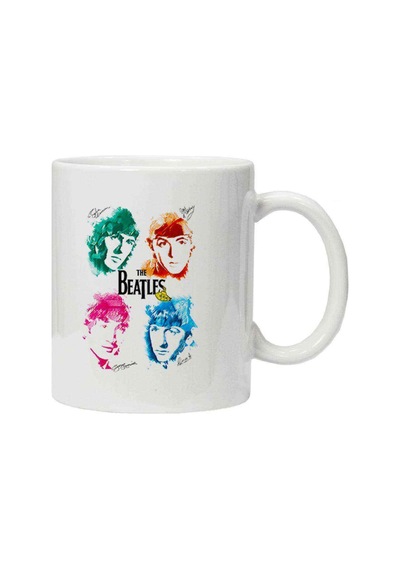 Kupa Bardak Beatles T Shırt Yellow Submarıne Metal Rock