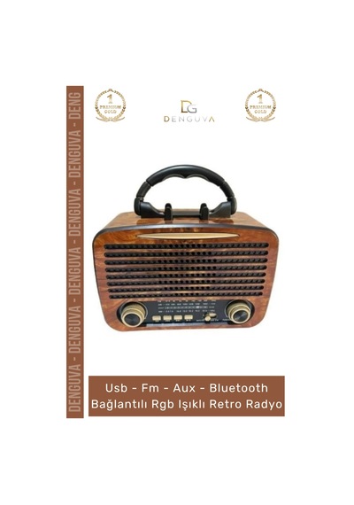 Radyo Everton Rt552 Bluetooth Nostalji Retro Usb Güçlü Şarjlı Radyo Mp3 Player Müzik Kutusu 93432607