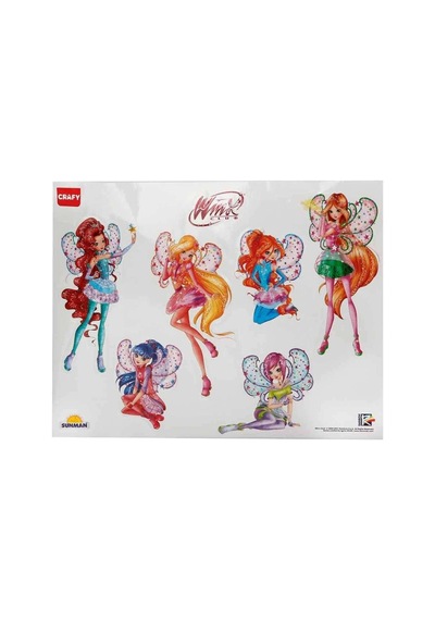 Crafy Winx Sırt Çantalı Oyun Hamuru Seti 200 Gr. 18 Parça Çok  Renkli