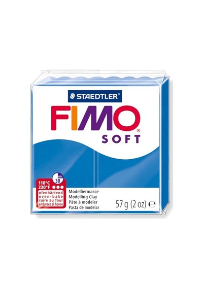 Fimo Soft Polimer Kil 57G No 37 Pacific Blue