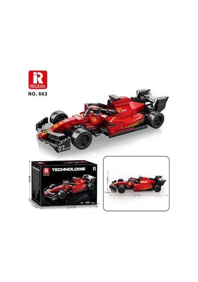 Reobrix Technic 663 Ferrari Formula F1 Yarış Arabası Yaratıcı Yapı Blok Seti Building Blocks - 245 Parça