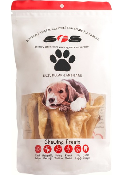 Sfs Kurutulmuş Kuzu Kulak 6 Adet 100 G