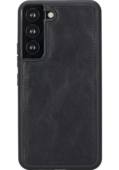 Plm Samsung Galaxy S22 Uyumlu Deri Cüzdanlı Kılıf Mwwn Rst1 Siyah Acı Kahverengi