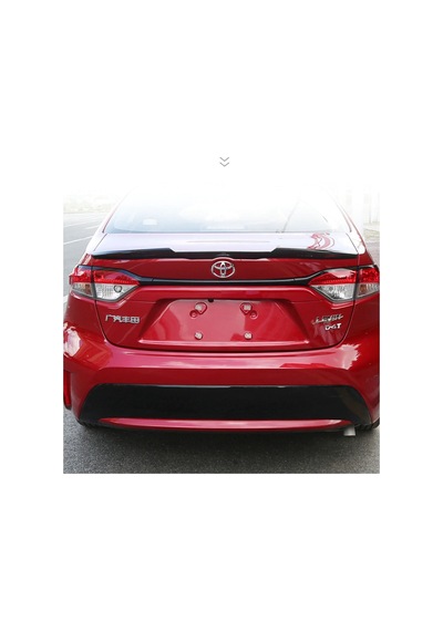 Toyota Corolla Uyumlu Spoiler Bagaj Üstü Yarasa Abs Parlak Siyah 2019-