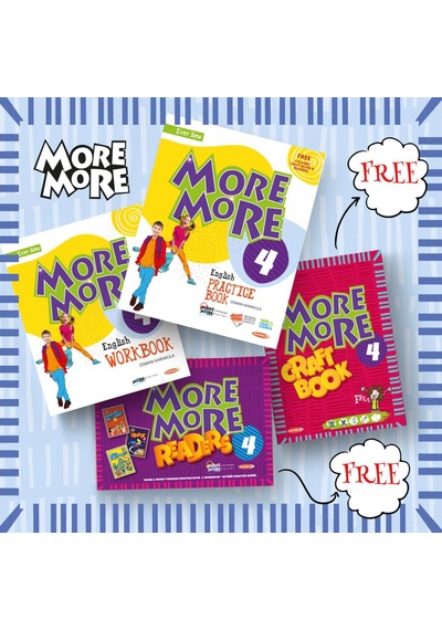 New More&More English 4 Practice Book & Workbook
