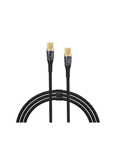 X-elegant 5a 65w Ultra Hızlı Şeffaf Çipli Type-c To Type-c Kablo Hızlı Şarj/data Kablosu Belirtilmemiş