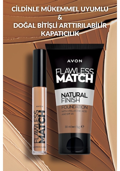 Avon Flawless Match Likit Kapatıcı 22G Golden Light