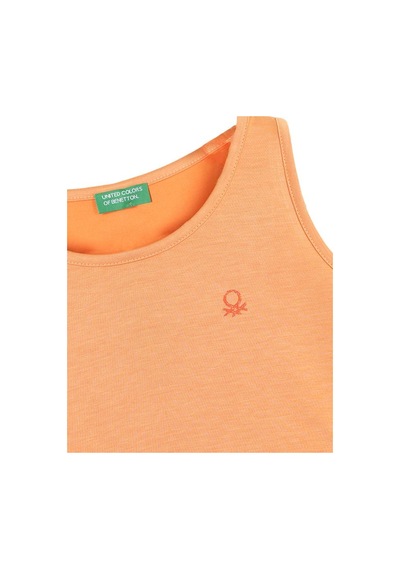 United Colors Of Benetton Kız Çocuk Atlet Bnt-g21279 Somon