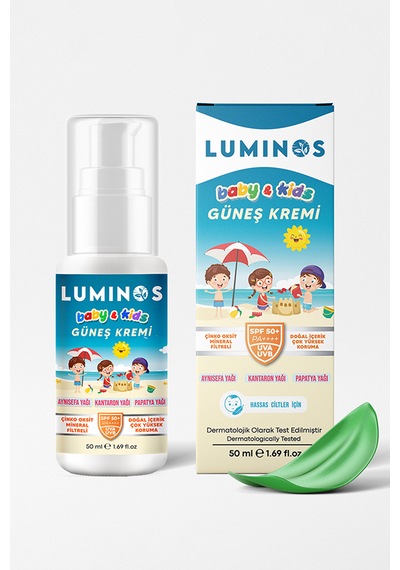 Luminos Baby & Kids Spf 50+ Doğal Güneş Kremi