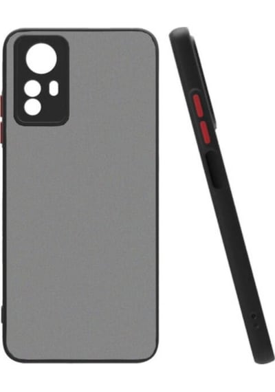 Xiaomi Redmi Note 12s Kılıf Zore Hux Kapak Siyah