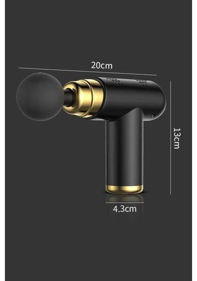 4 Başlıklı Usb Şarj Olabilen Masaj Tabancası