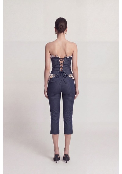 Holly Lolly Jean Görünümlü Venus Capri Pantolon Lacivert
