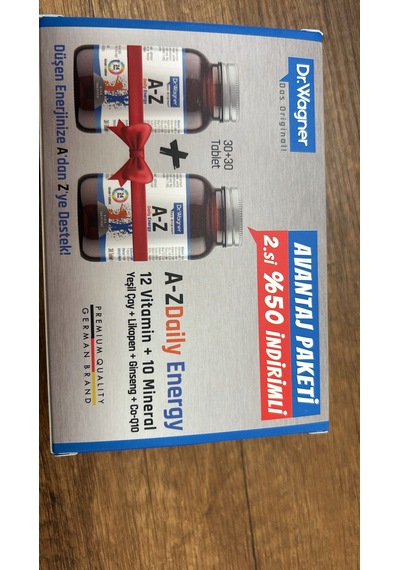Dr. Wagner A-z Daily Energy 30+30 Tablet- 2'li Avantaj Paket