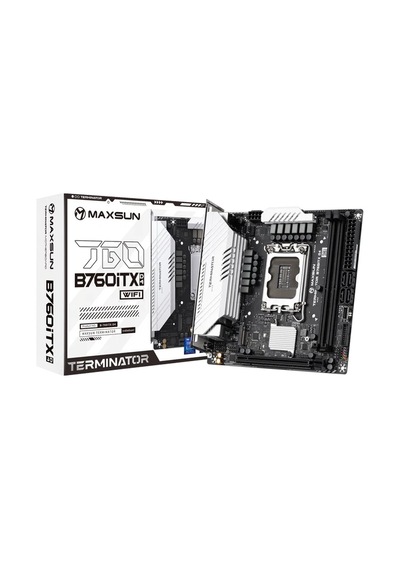 Maxun Termınator B760ıtx D4 Wıfı Ddr4 Hdmı-dp Pcıe 4.0 1700p Mıtx