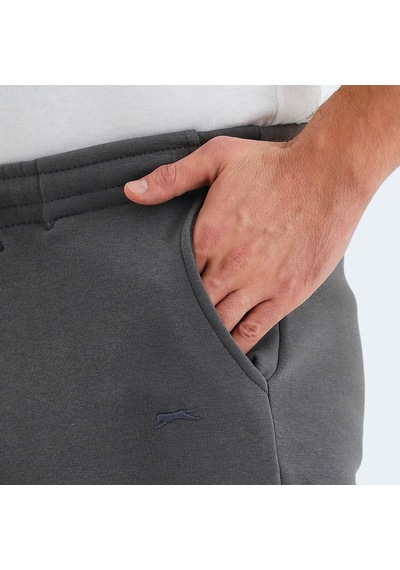 Slazenger VARIOUS Erkek Cepli Dar Paça Koyu Gri Eşofman Altı