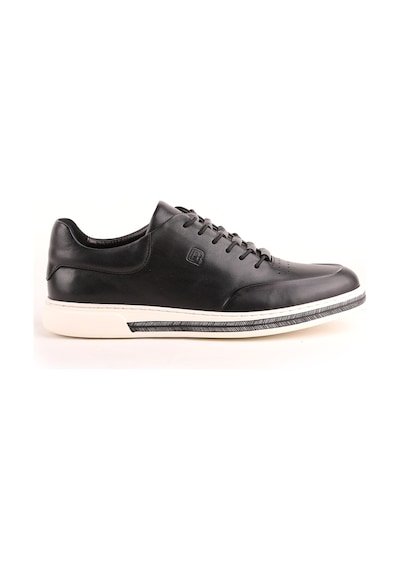 Lbr H1047 Erkek Deri Casual Ayakkabı Lacivert Siyah