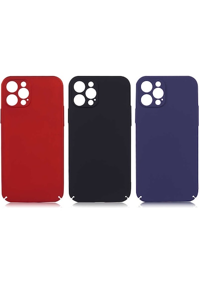 Apple Uyumlu iPhone 12 Pro Kılıf Zore Kapp Kapak Siyah
