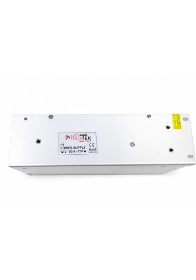 12v 60a Güç Kaynağı 720w Trafo Adaptör Metal Kasa Güç Adaptörü Ip20 12v Besleme