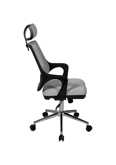 Ofisbazaar Buya Fileli Ofis Koltuğu Ergonomik Ve Modern Tasarım Gri Gri