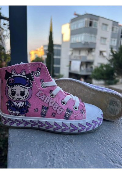 Scarpe Magiche Labubu Pembe Kız Çocuk Ayakkbısı 31-35 Numara Arası Işıksızdır Pembe