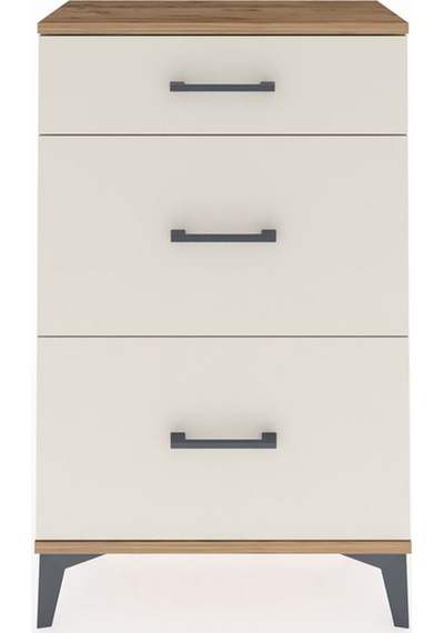 Arges Komodin 3 Çekmeceli 60x30x96 Çam-aytaşı Çam