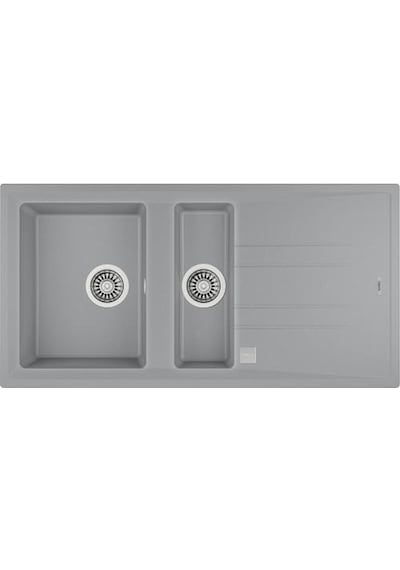 Teka Stone 60 B-Tg Metalik Gri Granit Mutfak Eviyesi