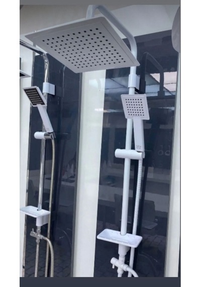 Armour Armatür Banyo Bataryası Seti Beyaz Beyaz