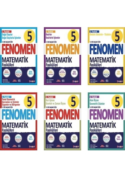 Fenomen 5. Sınıf Matematik Fasikülleri 6 Fasikül