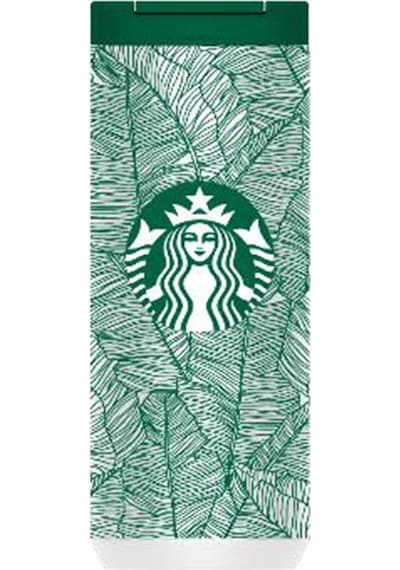 Starbucks® Paslanmaz Çelik Yaprak Desenli Termos 355 ml