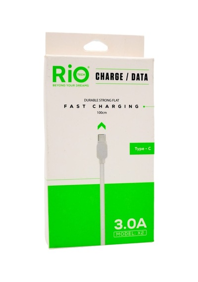 Rio Tech Type-c 3.0a 100cm Hızlı Şarj Ve Data Kablosu