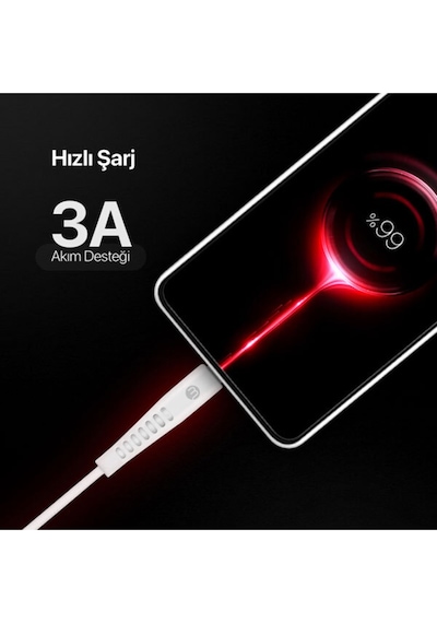 Mojue 3A/27W Hızlı Şarj Destekli Ekstra Dayanıklı 300 CM USB-C -Apple Uyumlu iPhone Lightning Şarj Kablosu