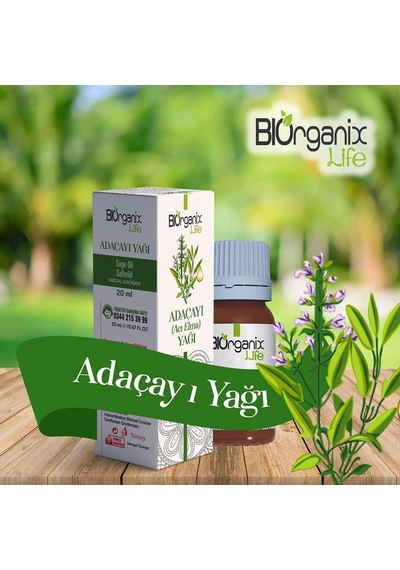 Biorganix Life Adaçayı Yağı 20   ML Şişede