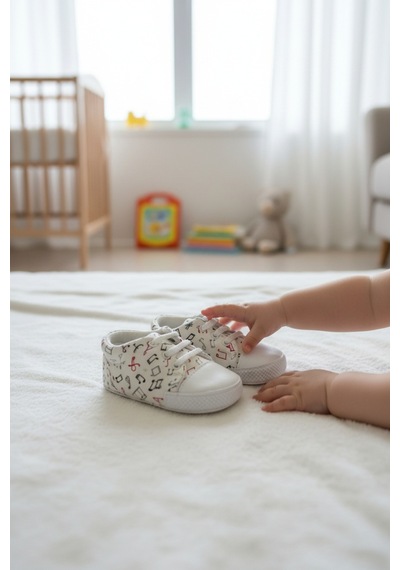 Balbeybi Bebek Klasik Müzik Notalı Ayakkabı Kaydırmaz Taban İlk Adım Ortapedik Yumuşak Taban Günlük Çok Renkli Balbeybi Bebek Klasik Müzik Notalı Ayakkabı Kaydırmaz Taban İlk Adım Ortapedik Yumuşak Taban Günlük Çok Renkli