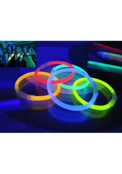 10 Adet Glow Stick Bracelet Fosforlu Kırılan Çubuk Bileklik Diğer