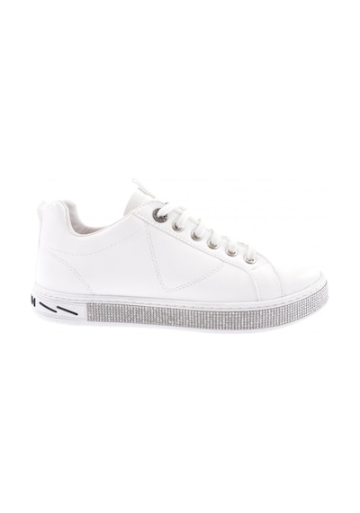 Dgn 22510 Kadin Kürklü Sneakers Ayakkabi 22510-1571-R0198 Beyaz