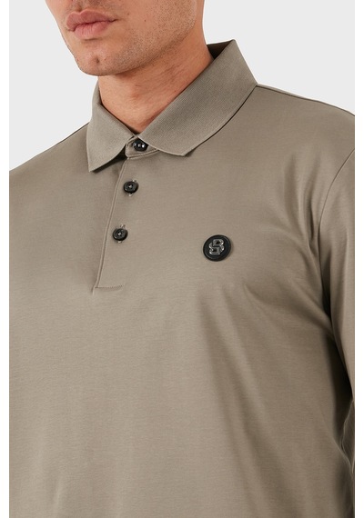 Boss Erkek Polo Yaka Sweat 50523917 245 Haki Haki