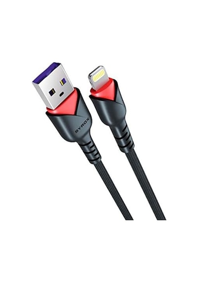 C93 2.0 Mah İph 1 Mt Gül Desenli Kablo Araç Şarjı, Siyah