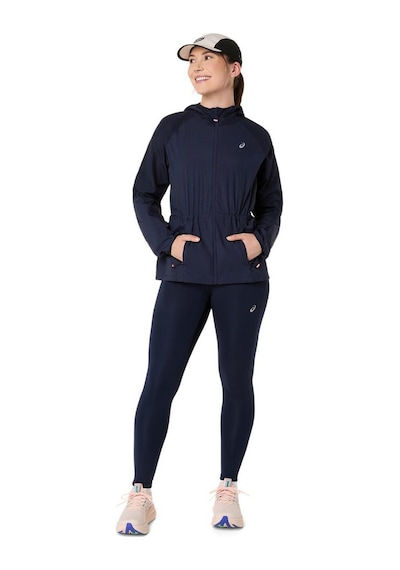 Asics Road Packable Kadın Lacivert Koşu Ceket 2012d076-400 Mavi