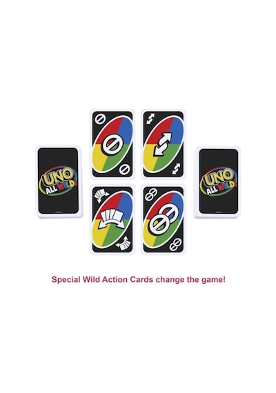 Mattel Uno All Wıld Lisanslı Uno Oyunu