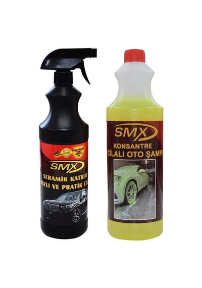 Smx Seramik Cila / Hızlı Cila / Pratik Cila / %40 Cilalı Oto Şampuanı
