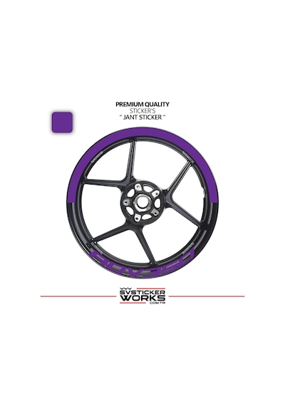 Honda Adv 350 Jant Şeridi Yarım Jant Kaplama & Adv 350 Yazı Sticker Seti 39818026