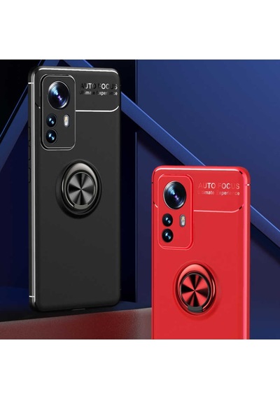 Xiaomi Mi 12 Pro Kilif Yüzüklü Magnetli Ravel Case Kapak 560951085