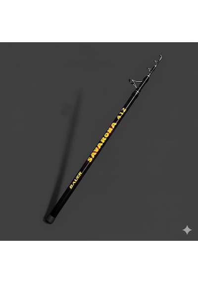 Savarona 412 Cm Carbon Modül Destekli 100-200 Gr Teleskobik Surf Olta Kamışı 412cm