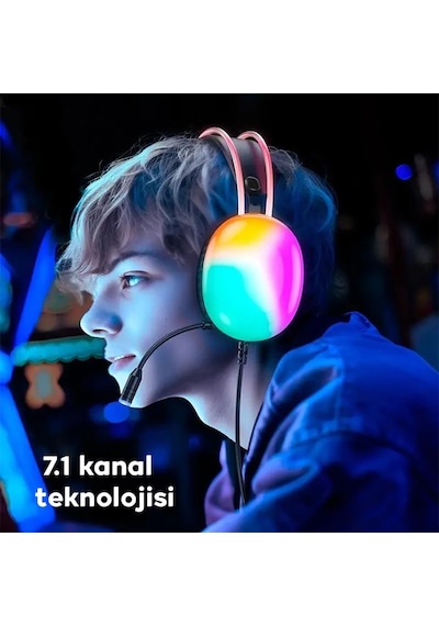 Hoco W109 Plus Rich Usb7.1 Gaming Kulaküstü Kulaklık- 5775 Belirtilmemiş