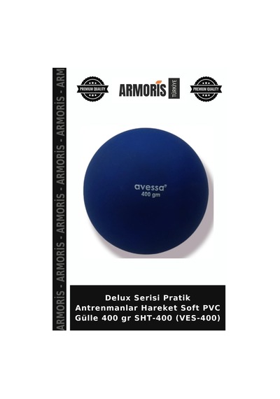 Delux Serisi Pratik Antrenmanlar Hareket Soft Pvc Gülle 400 Gr Sht-400 Ves-400 Çok Renkli