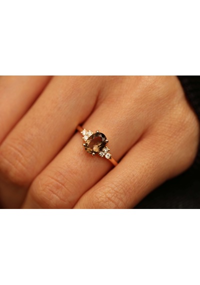 Reis Kuyumculuk T1694 The Topaz Altın Yüzük