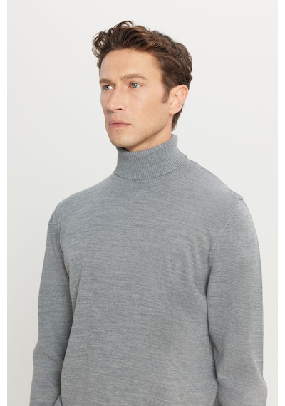 AC&Co / Altınyıldız Classics Erkek Gri Melanj Tüylenme Yapmayan Anti Pilling Özellikli Standart Fit Tam Balıkçı Yaka Triko 4A4923100004GMJM Gri Melanj AC&Co / Altınyıldız Classics Erkek Gri Melanj Tüylenme Yapmayan Anti Pilling Özellikli Standart Fit Tam Balıkçı Yaka Triko 4A4923100004GMJM Gri Melanj